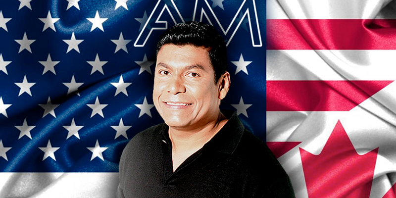 Alex Manga a celebrar la independencia en Norteamérica