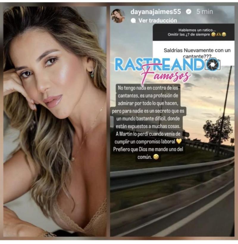 Dayana Jaimes Confiesa Si Saldría Nuevamente Con Un Cantante