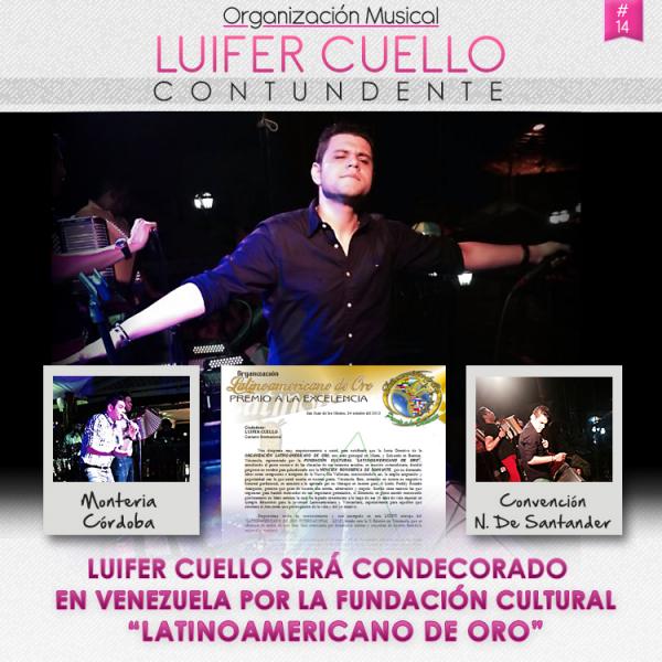 LUIFER CUELLO será condecorado en Venezuela 