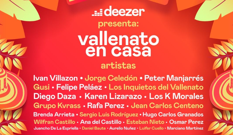 El Evento Digital Vallenato En Casa Trae A Tus Artistas Favoritos A Tu Sala