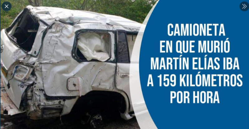 Camioneta En Que Murió Martín Elías Iba A 159 Kilómetros Por Hora