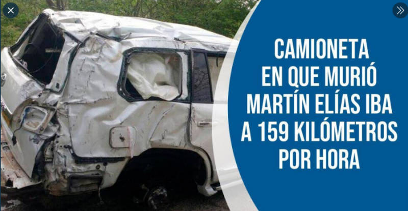 Camioneta En Que Murió Martín Elías Iba A 159 Kilómetros Por Hora 