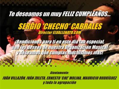Te Deseamos un feliz Cumpleanos