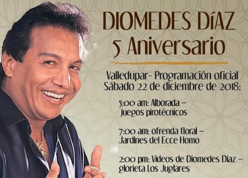 Valledupar Conmemora Los Cinco Años De La Muerte De Diomedes Díaz