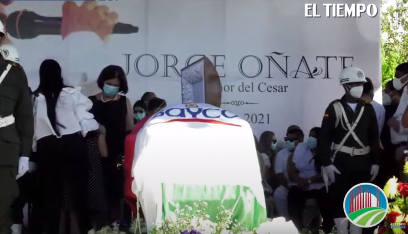 El último Adiós A Jorge Oñate En La Paz, Cesar