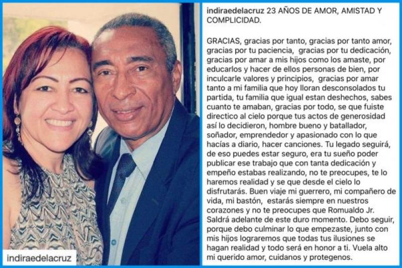 Esposa De Romualdo Brito Le Dedicó Conmovedor Mensaje