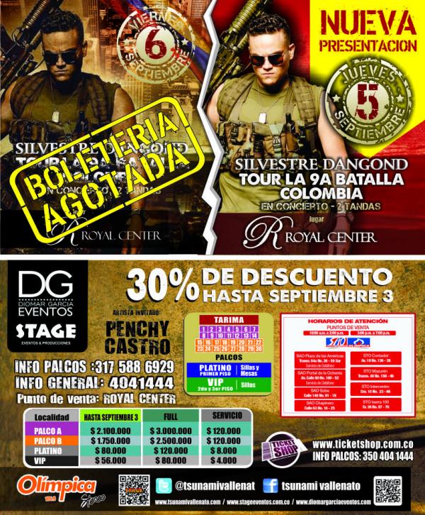 5 De Septiembre 2do Lanzamiento La 9a Batalla De Silvestre Dangond En Bogotá 