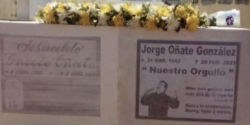 Así Quedó La Tumba De Jorge Oñate