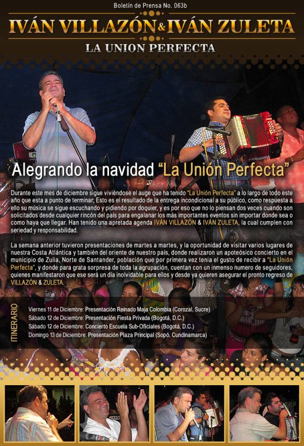 Alegrando la navidad La Unión Perfecta