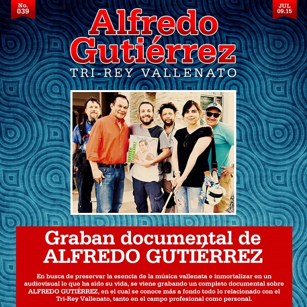Graban documental de ALFREDO GUTIÉRREZ