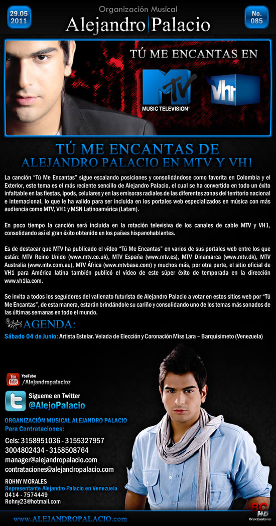Tú Me Encantas en MTV y VH1