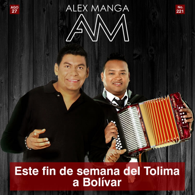 Este fin de semana del Tolima a Bolívar