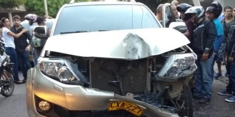 Ana Del Castillo Sufre Fuerte Accidente Automovilístico En Valledupar