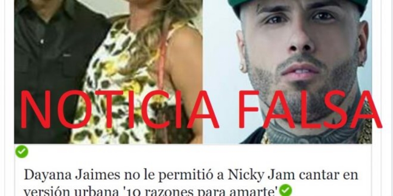 Noticia Falsa Sobre Dayana Jaimes Y Nicky Jam Se Hace Viral En Redes Sociales