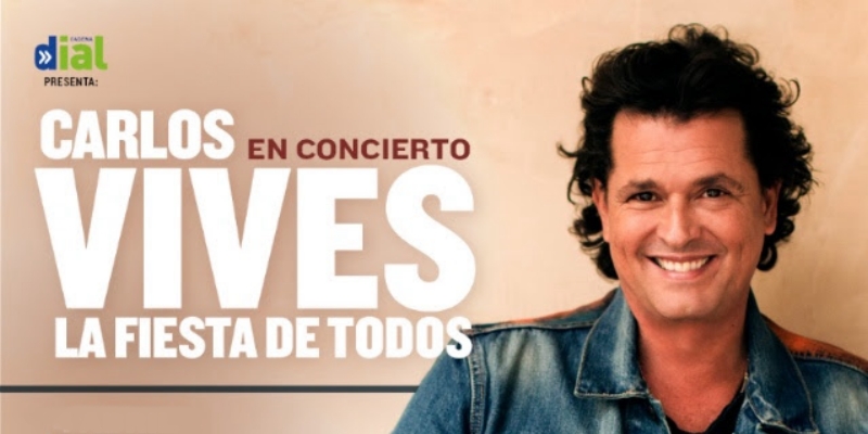 Carlos Vives en concierto el próximo año presentando su gira - la fiesta de todos
