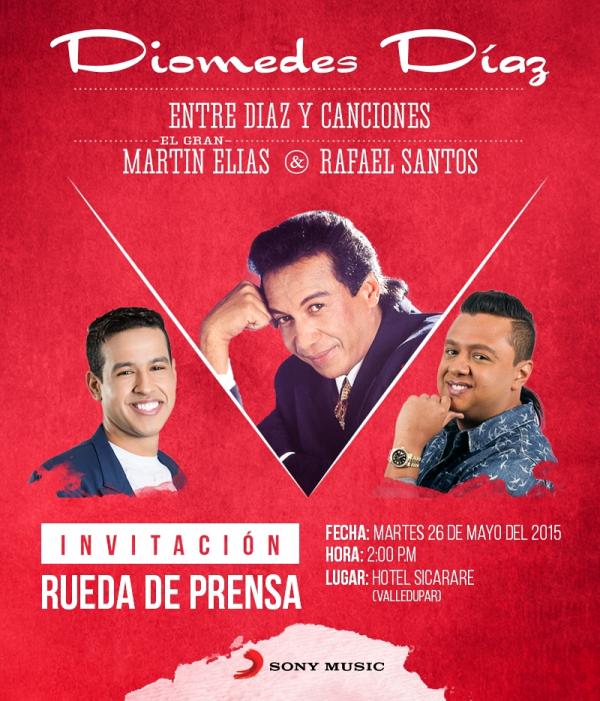 Diomedes Díaz El Gran Martín Elías & Rafael Santos - Entre Diaz y Canciones