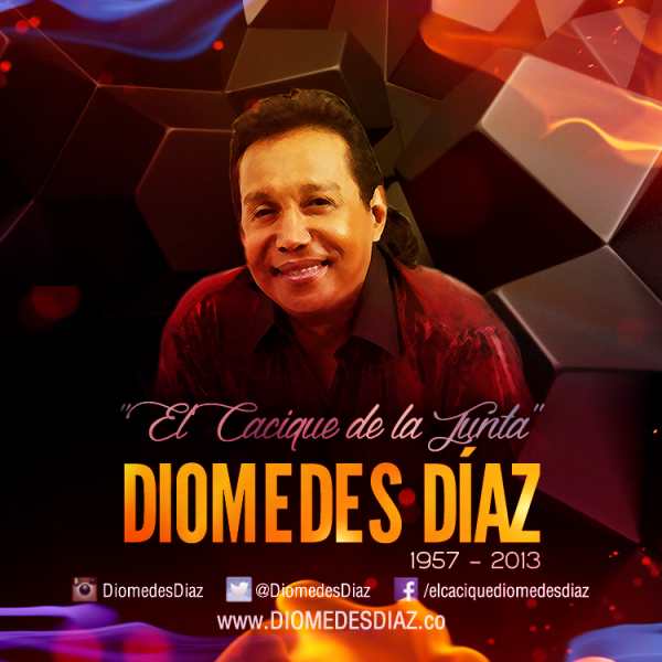 Regresó el portal web de Diomedes Díaz con nueva imagen y 5 millones de visitas