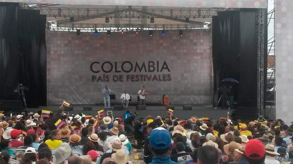 La música vallenata se hizo sentir en la fiesta de la independencia de Colombia