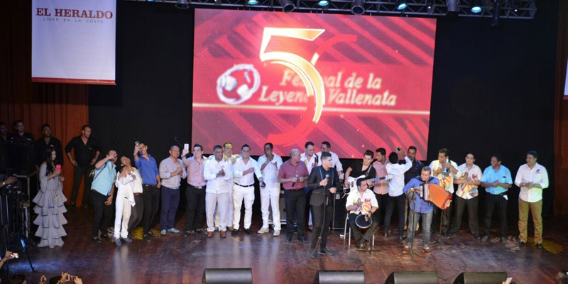 Barranquilla aclamó el lanzamiento del 50º Festival de la Leyenda Vallenata