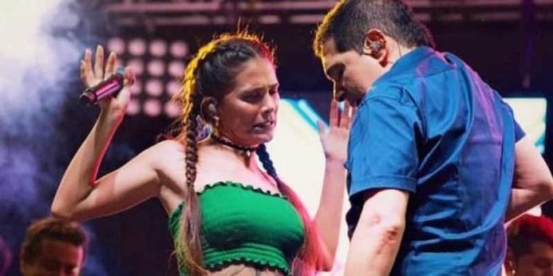 Greeicy Rendón Se Le Midió A Cantar Y Bailar Vallenato En Concierto De Peter Manjarrés