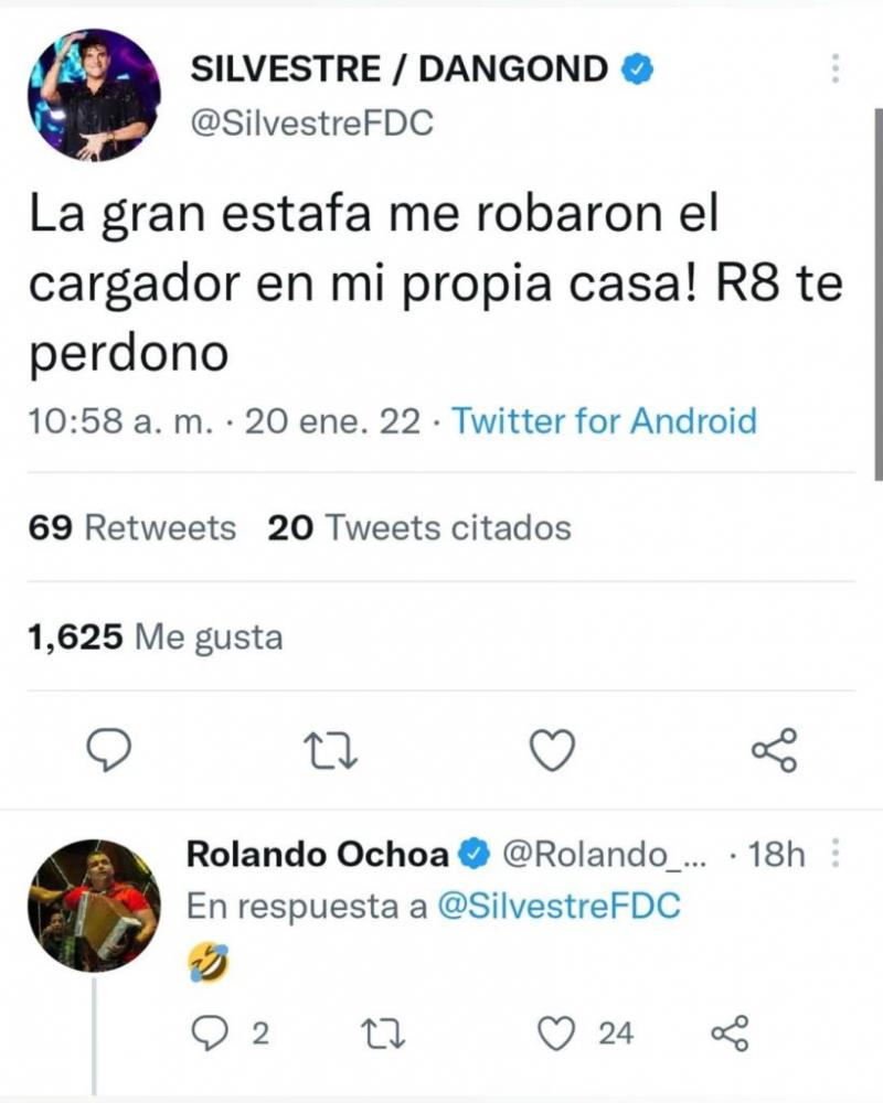 Silvestre Le Hace Reclamo A Rolando Ochoa Por Robarlo En Su Propia Casa