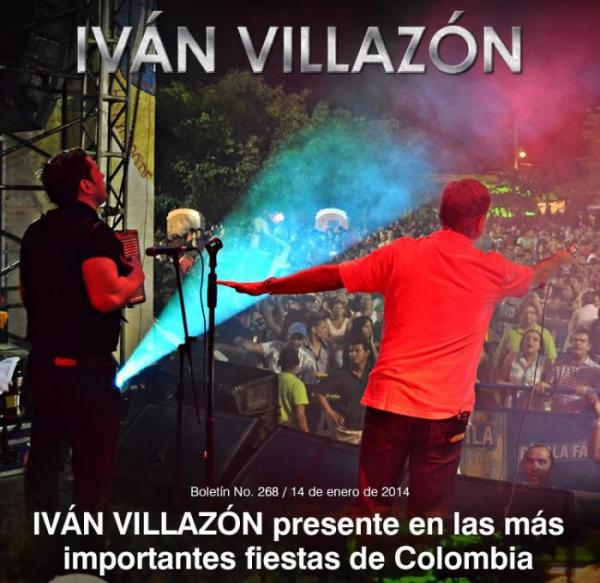 IVÁN VILLAZÓN presente en las más importantes fiestas de Colombia