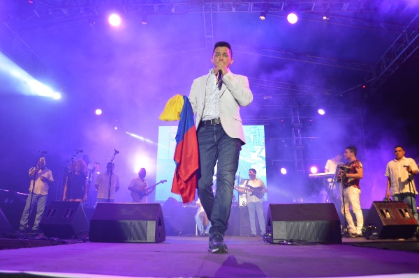 Jorge Celedón el artista más aclamado en Festival Latino de Curazao