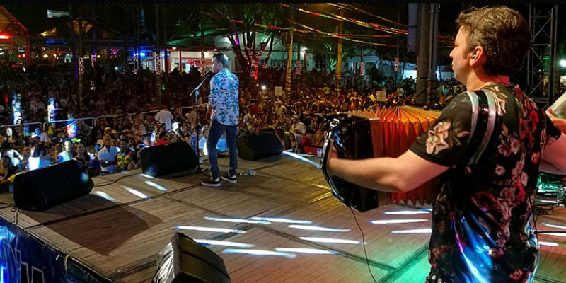 Jean Carlos Centeno triunfante en el Carnaval de Barranquilla