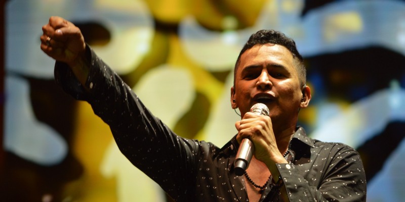 Jorge Celedón, se lució en el Festival del Jazz en Mompox