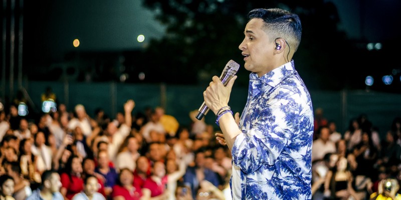 Jorge Celedón inolvidable concierto en el Cuna de Acordeones de Villanueva – Guajira