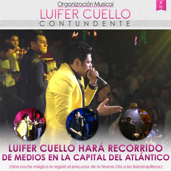 Luifer Cuello en la capital del Atlantico