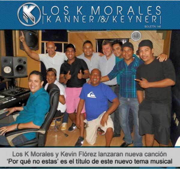 Los K Morales y Kevin Florez lanzaran nueva cancion