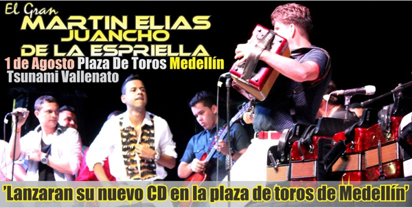 Martin y Juancho lanzaran su nuevo CD en la plaza de toros de Medellin