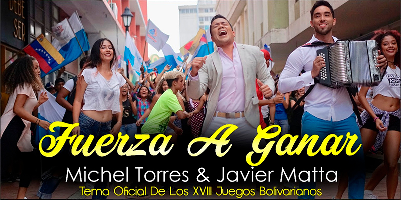 Michel Torres y Javier Matta Lanzamiento Mundial Del Videoclip Fuerza A Ganar 