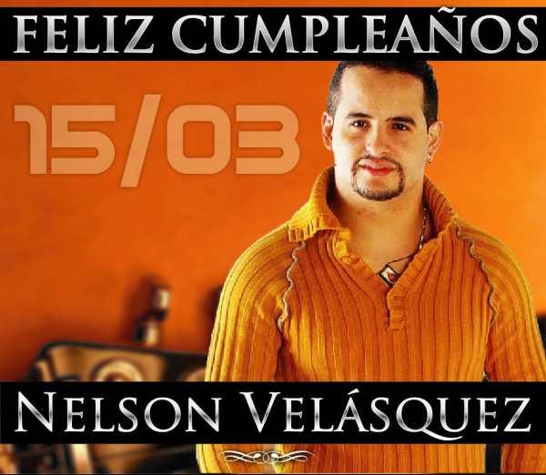 Feliz cumpleaños, Nelson Velásquez!!