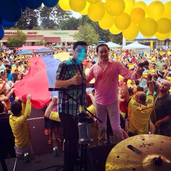 Orlando Acosta y Franklin Vega triunfadores en  las fiestas de Colombia en Estados Unidos
