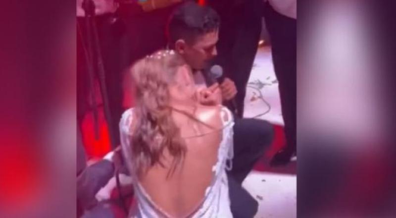 Jorge Celedón Hace Llorar A Paola Jara En Su Matrimonio