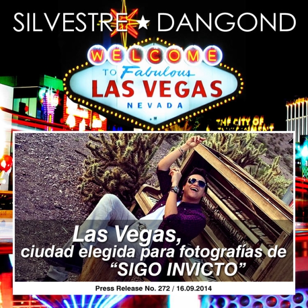 Silvestre escogio Las Vegas para sus fotos