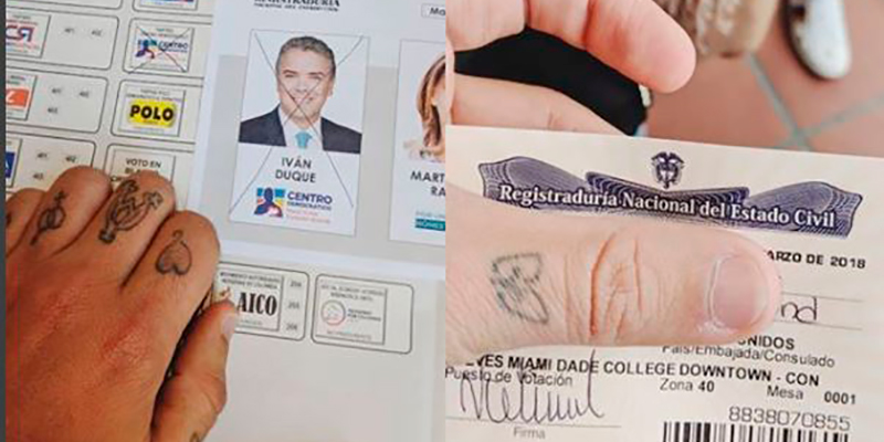 Silvestre Mostró Su Voto Y Al Candidato Por El Cual Voto