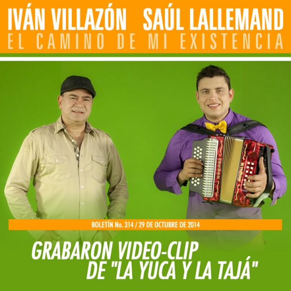 Iván Villazón & Saúl Lallemand grabaron video-clip de - La yuca y la tajá