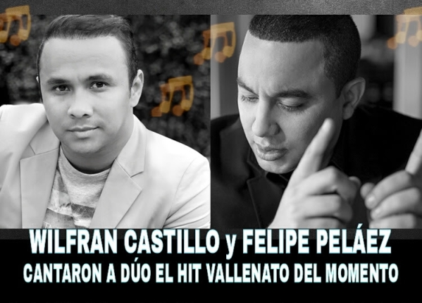 Wilfran Castillo y Felipe Pelaez cantaron a duo 